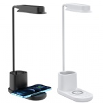 LED lamp with wireless charger